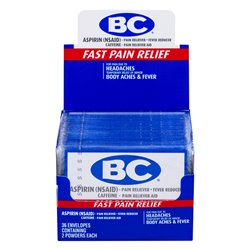 8286 - BC Fast Pain Relief  - 36ct - BOX: 