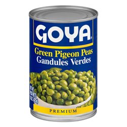 6224 - Goya Green Pigeon Peas - 15 oz. (Pack of 24) - BOX: 24 Units