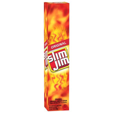 6165 - Slim Jim Original Giant, 0.97 oz. - 24 Sticks - BOX: 6 UNIT