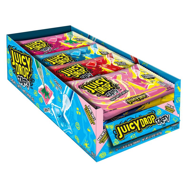 16463 - Juicy Drop Taffy - 16ct - BOX: 12 Pkg