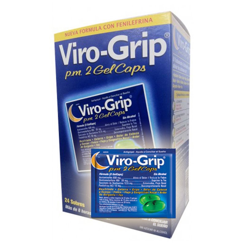 16788 - Viro-Grip PM Gel Caps - 24/2's - BOX: 