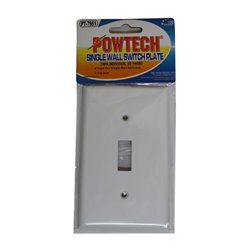8028 - Powtech Single Wall Switch Plate (PT-7951) - BOX: 