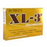 8031 - XL-3 Cold Medicine Tablets ( Gold ) - 20 Tabs - BOX: 24 Units