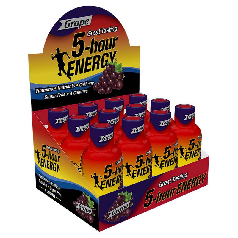 8091 - 5-Hour Energy, Grape - 1.93 fl. oz. (12 Pack) - BOX: 