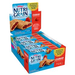 8099 - Nutri Grain Strawberry, 1.3 oz. - 16 Bars - BOX: 3 Pkg