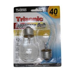 8143 - Trisonic Appliance Bulb 40W, 2 Pcs ( TS-E8565 ) - BOX: 24 Units