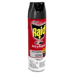 16819 - Raid Ant & Roach, Fragrance Free (11717) - 17.5 oz. - BOX: 12 Units