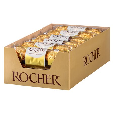 8205 - Ferrero Rocher Fine Chocolate - 12 Pack / 3 Count - BOX: 12 Pkg