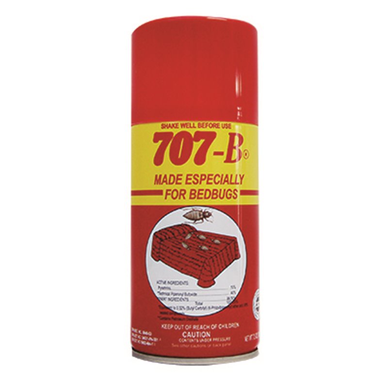 8256 - 707-B For Bedbugs Spray - 7.5 oz. - BOX: 12 Units