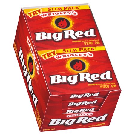 8298 - Wrigley's Big Red Gum - 10 Pack - BOX: 12 Pkg