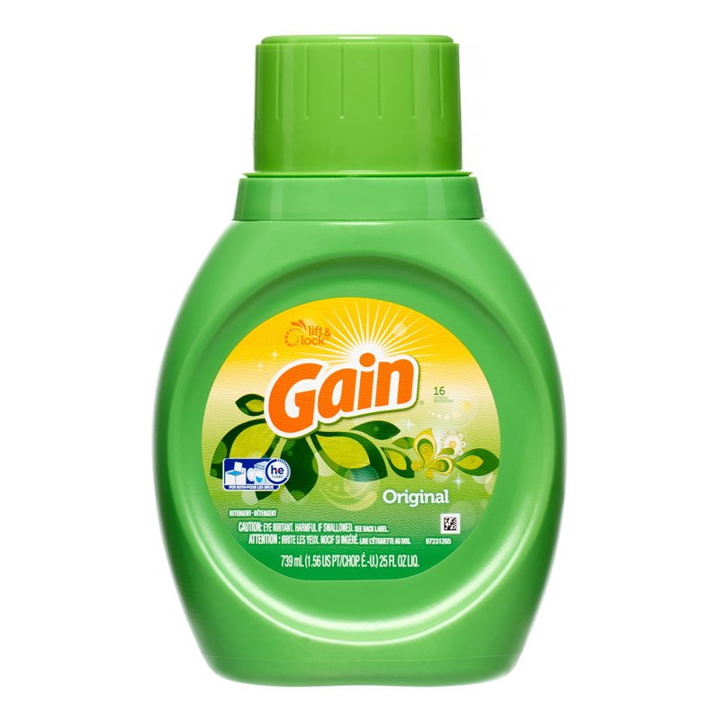 8317 - Gain Liquid Laundry Detergent, Original - 25 fl. oz. (Case of 6) (12783) - BOX: 6 Units