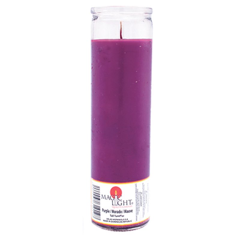 8444 - Candle 7 Days Purple - (Case of 12) - BOX: 12 Units