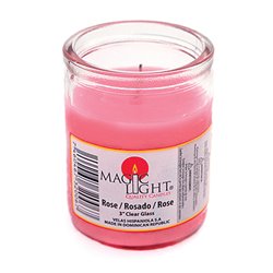 16894 - Magic Light 50 Hrs Candle 3" Pink - 24 Count - BOX: 24 Units
