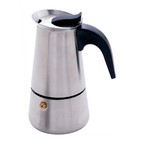 8876 - Imusa Stainless Steel Coffee Maker - 4 Cups - BOX: 3 Units