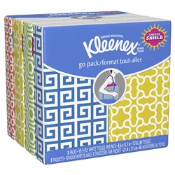 7860 - Kleenex Pocket Tissue - 8 Pack - BOX: 12 Pkg