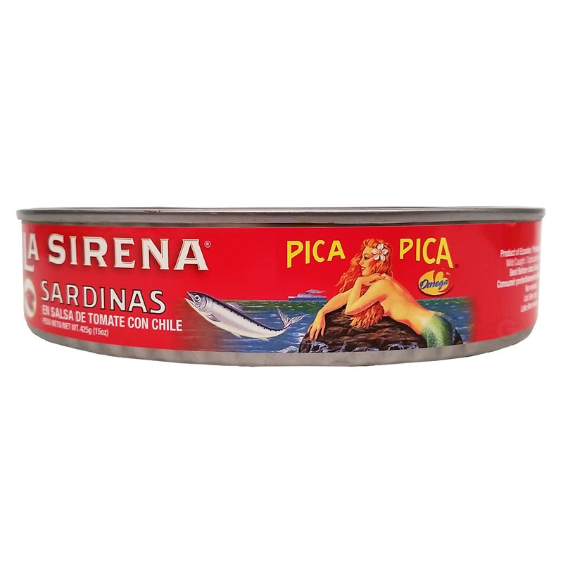 16755 - La Sirena Sardines Pica Pica in Spicy Tomato Sauce - 15 oz. - BOX: 24 Units