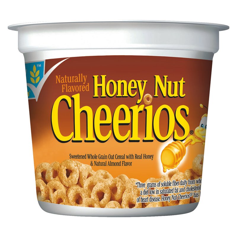 4209 - General Mills Honey Nut Cheerios Cereal Cups - 6 Pack - BOX: 10 Pkg
