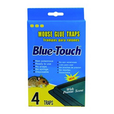 8781 - Blue-Touch Mouse Glue Traps - 4 Pack (Box) 32214 - BOX: 48 Units