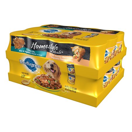 16962 - Pedigree Homestyle Meals, 13.2 oz. - (24 Cans) - BOX: 