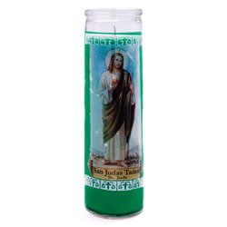 8829 - Candle St. Jude Green - (Case of 12) - BOX: 12 Units