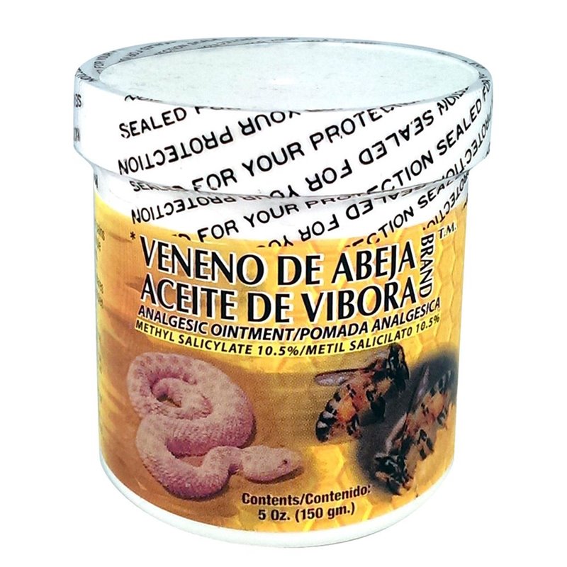 9148 - Veneno de Abeja Aceite de Vibora - 5 oz. - BOX: 32 Units