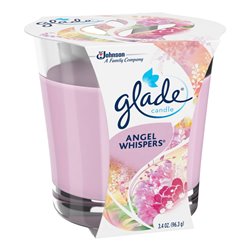 17075 - Glade Candle Angel Whispers - 3.4 oz. - BOX: 6 Units