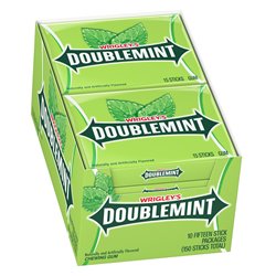 9260 - Wrigley's Doublemint Gum - 10 Pack - BOX: 12 Pkg