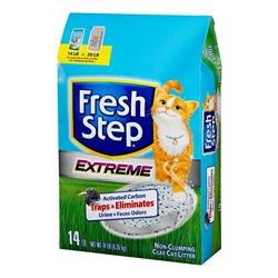 17058 - Fresh Step Extreme Clay Cat Litter, 14 Lb - (Pack of 3) - BOX: 