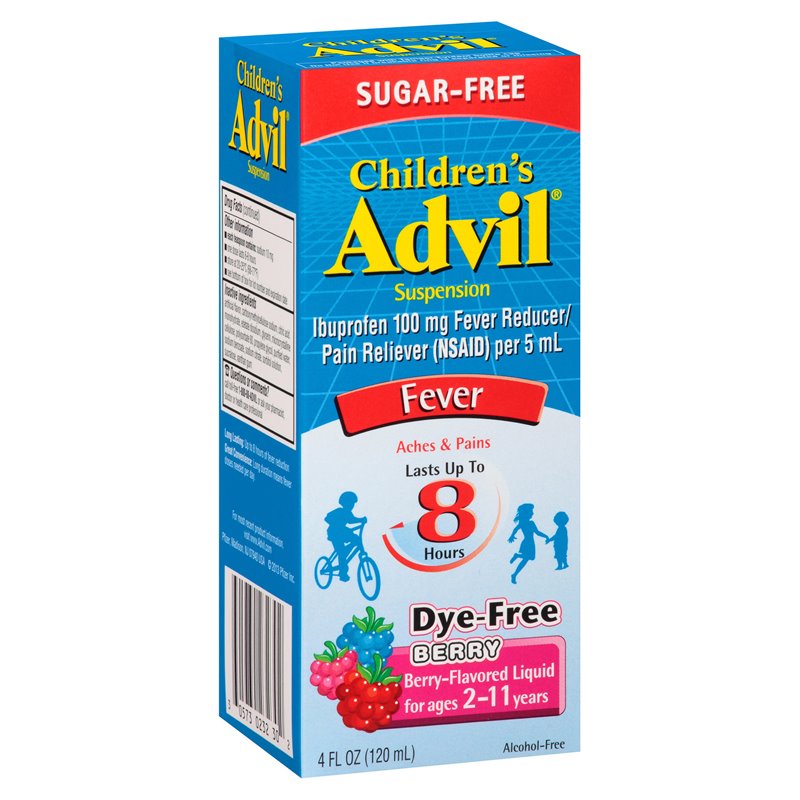 17115 - Advil Children's Berry - 4 fl. oz. - BOX: 36 Units