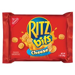8572 - Ritz Bits Cheese - 1 oz. (12 Packs) - BOX: 4 Pkg