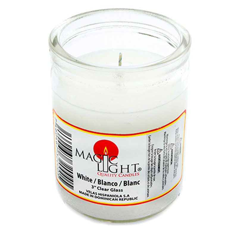 8672 - Magic Light 50 Hrs Candle 3" White - 24 Count - BOX: 24 Units