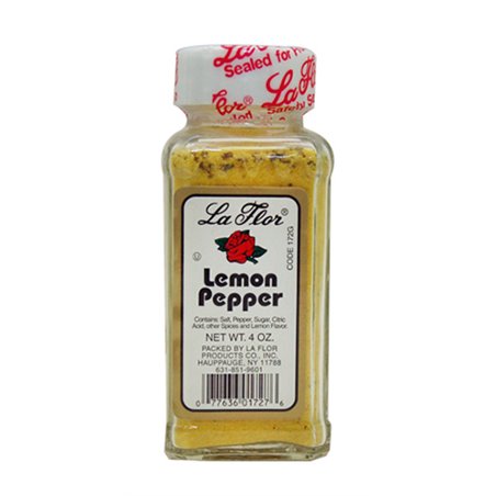 13164 - La Flor Lemon Pepper, 4 oz. - (Pack of 12) - BOX: 12 Units