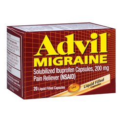 17197 - Advil Migraine 200mg - 20 Caps - BOX: 