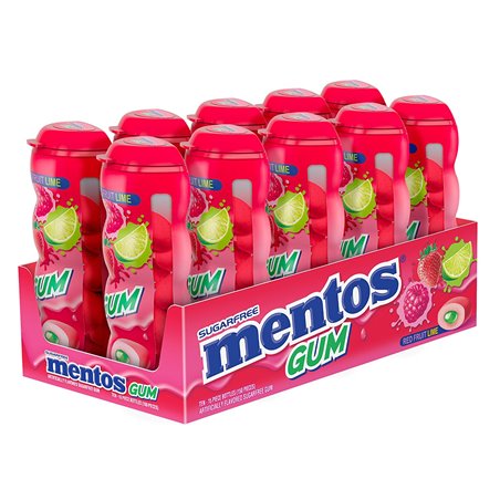 5416 - Mentos Gum Red Fruit Lime - 10/15pcs - BOX: 12 Pkg
