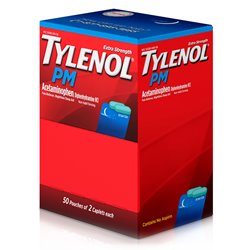 6815 - Tylenol PM Extra Strength - 50/2's - BOX: 
