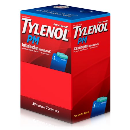 6815 - Tylenol PM Extra Strength - 50/2's - BOX: 