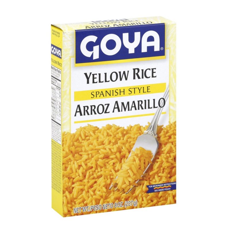 6649 - Goya Yellow Rice - 8 oz. (Case of 24) - BOX: 24 Units
