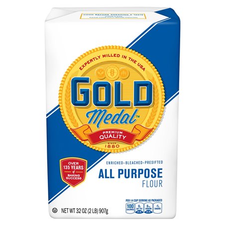 17116 - Gold Medal All Purpose Flour - 2 lb. (Pack of 18) - BOX: 18