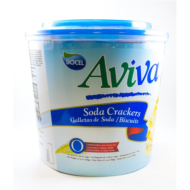 17211 - Aviva Soda Crackers - 1.06 oz. (24 Pack) - BOX: 12 Units