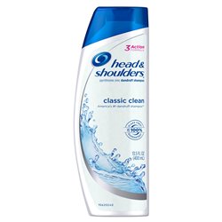 17182 - H&S Shampoo Classic Clean - 13.5 fl. oz. (400ml) - BOX: 6 Units