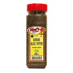 9354 - Mimis Ground Black Pepper, 11 oz. - (Pack of 6) - BOX: 6 Units