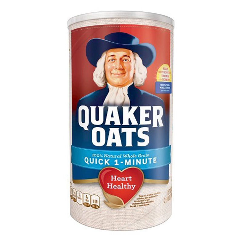17183 - Quaker Oats Quick 1-Minute - 42 oz. (Case of 12) - BOX: 