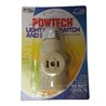 8039 - Light Bulb Switch & Socket, White - (PT-7934-I) - BOX: 