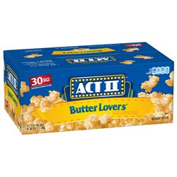 2553 - Act II Butter Lovers ( Palomitas ) - 32 Bags - BOX: 
