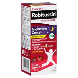 17127 - Robitussin Children's Nighttime Cough DM - 4 fl. oz. - BOX: 24 Units
