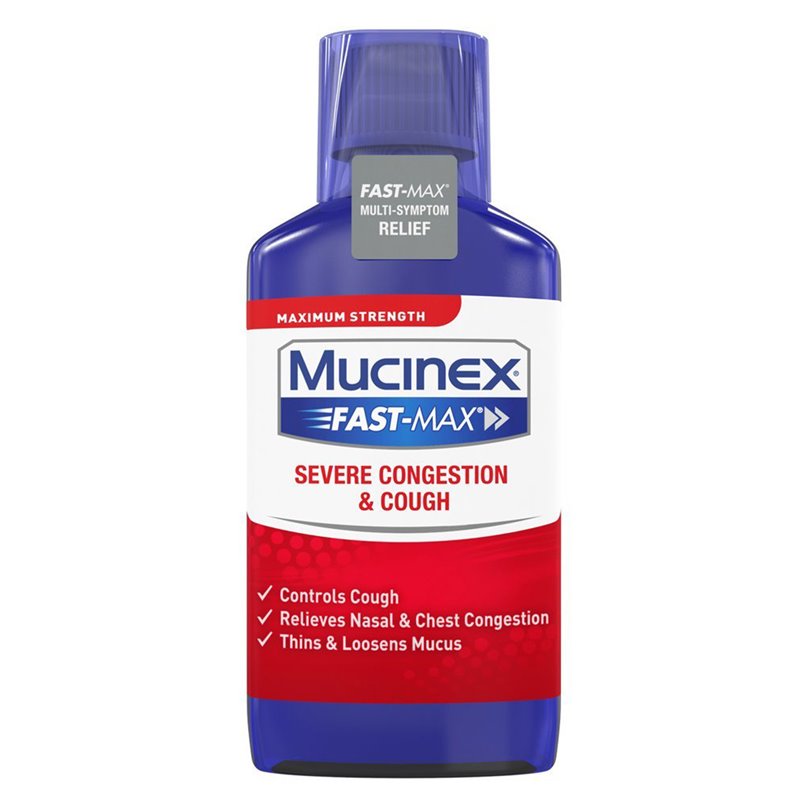 17549 - Mucinex Fast-Max Severe Congestion & Cough - 6 fl. oz. - BOX: 