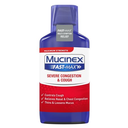 17549 - Mucinex Fast-Max Severe Congestion & Cough - 6 fl. oz. - BOX: 