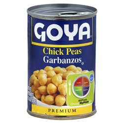 6712 - Goya Chick Peas - 15.5 oz. (Pack of 24) - BOX: 24 Units