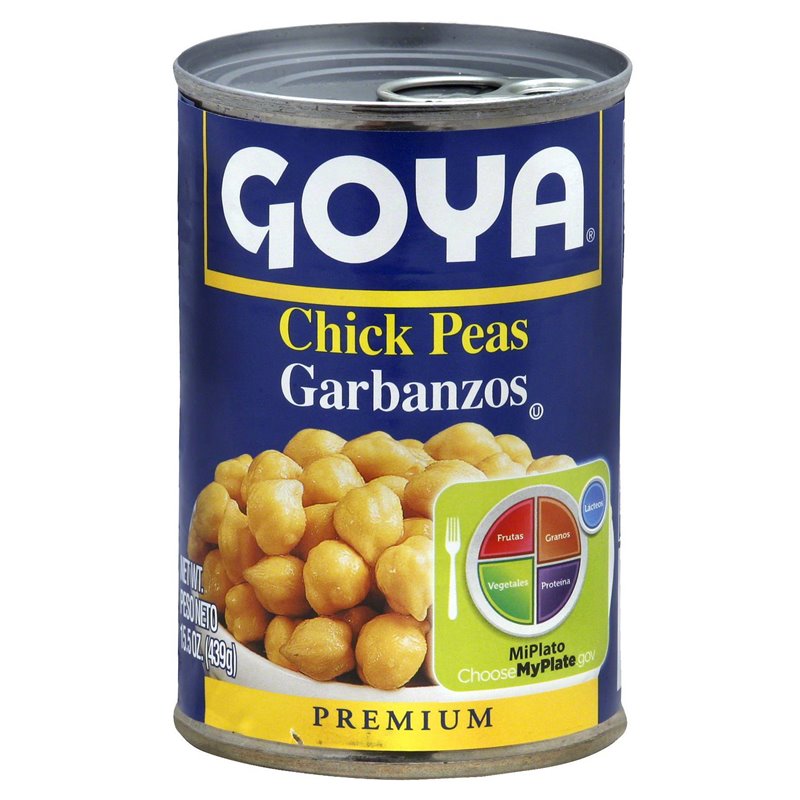 6712 - Goya Chick Peas - 15.5 oz. (Pack of 24) - BOX: 24 Units