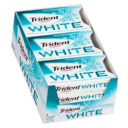 10499 - Trident White Wintergreen - 9/16 Pieces - BOX: 18 Pkg